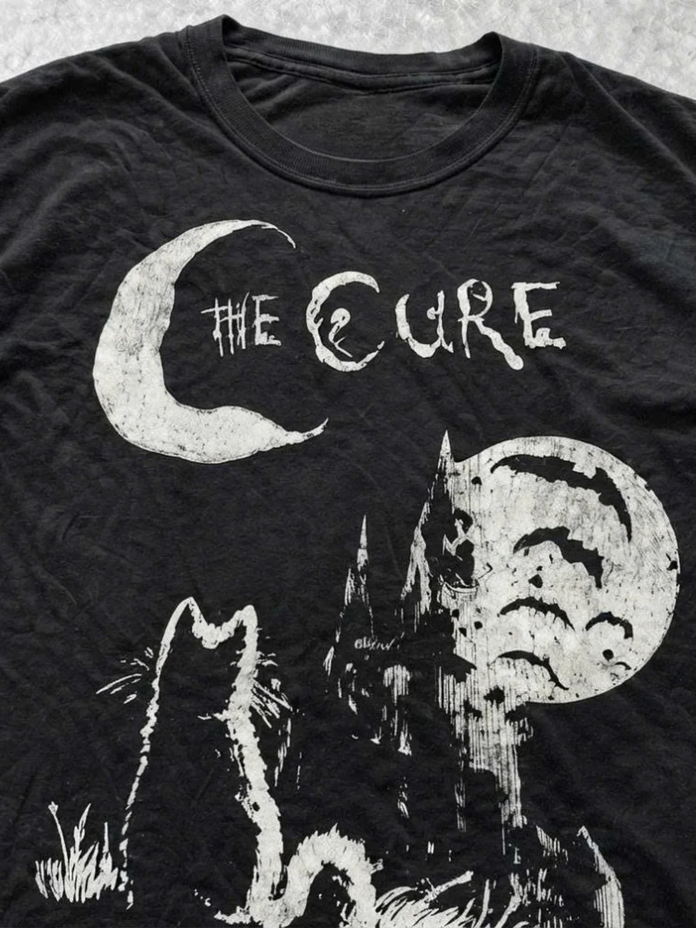 The Cure Black Graphic Band Tee